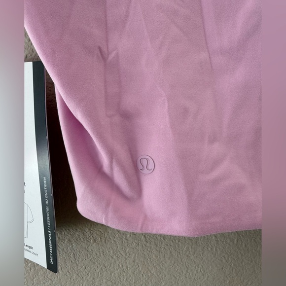 NEW - Lululemon - Wundermost Ultra-soft Nulu Crewneck T-Shirt - Vital Pink - Picture 5 of 12